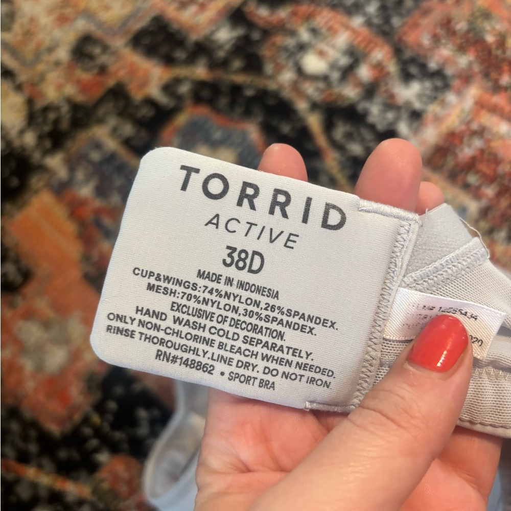 Torrid Mid Impact Underwire Solid Active Sports B… - image 6